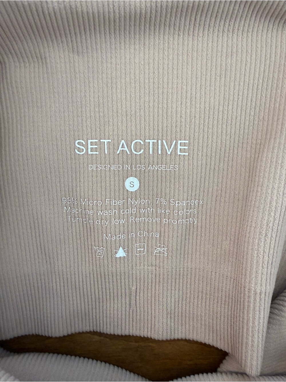 SET Active Ribbed Scoop Tank - Picture 3 of 3